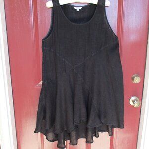Kleen Sundress Black Linen MEDIUM